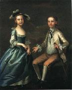 John Wollaston Warner Lewis II and Rebecca Lewis china oil painting artist